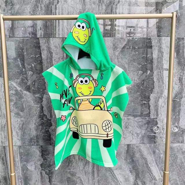 Hooded Cloak Infant Bathrob Baby Bath Towel