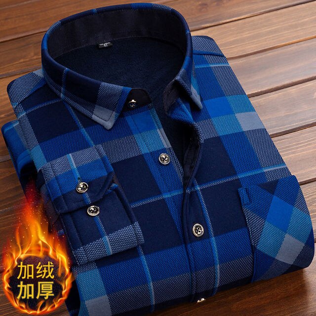 Plaid Oversized Plaid Collar shirts