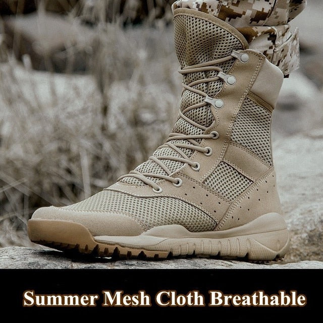 Training Lightweight Waterproof Tactical Boots for Men