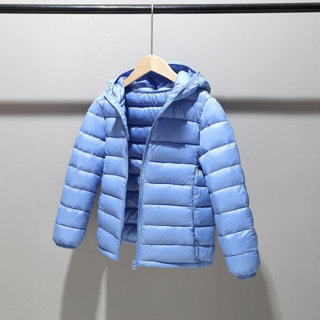 Cotton-padded Hooded Winter Down Jackets for Boys