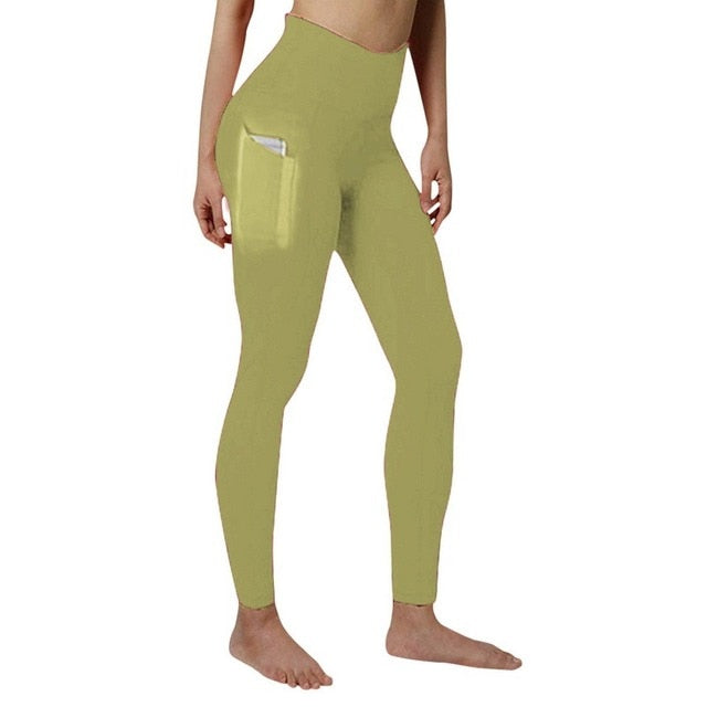 Women Yoga Leggings With Pocket - Yoga Pants