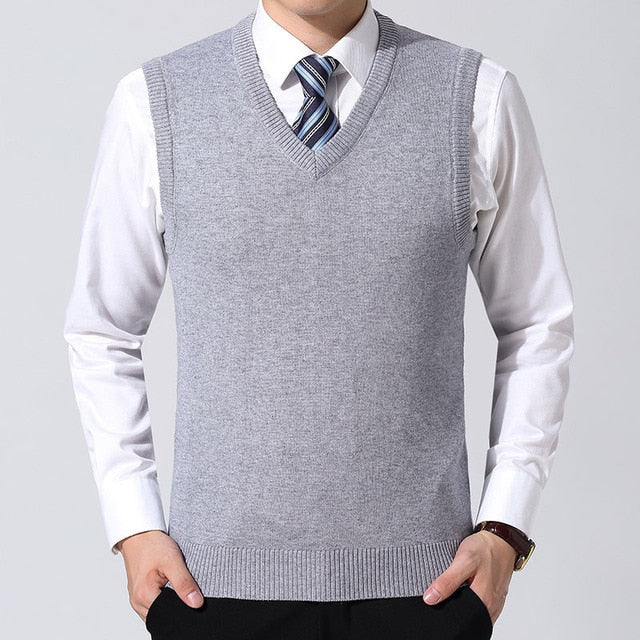 Pullover Slim Fit Knitwear Sweater Vest