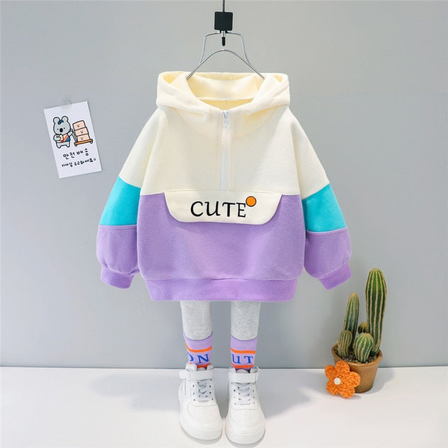 Hooded Casual T Shirt Pants Toddler Infant Children Sets