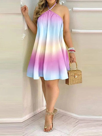 Halter Backless Summer Spring Dress