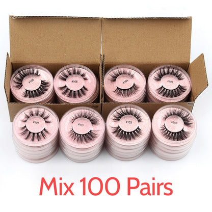 Wispy Lashes Long Faux Cils Bulk Lash - False Eyelashes