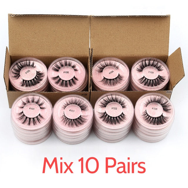 Wispy Lashes Long Faux Cils Bulk Lash - False Eyelashes