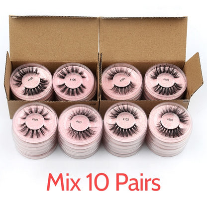 Wispy Lashes Long Faux Cils Bulk Lash - False Eyelashes