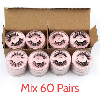 Wispy Lashes Long Faux Cils Bulk Lash - False Eyelashes