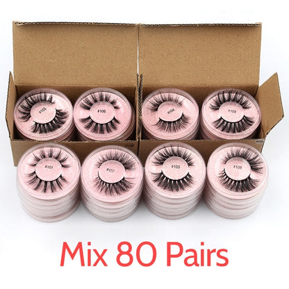Wispy Lashes Long Faux Cils Bulk Lash - False Eyelashes