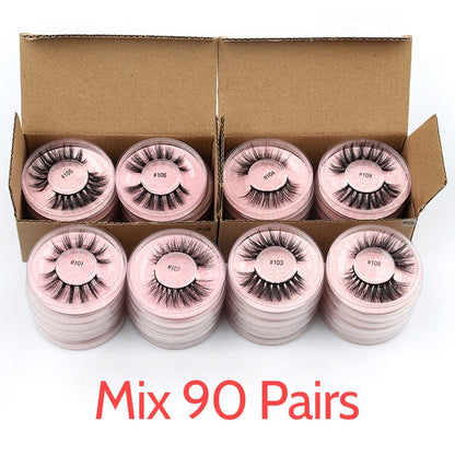 Wispy Lashes Long Faux Cils Bulk Lash - False Eyelashes