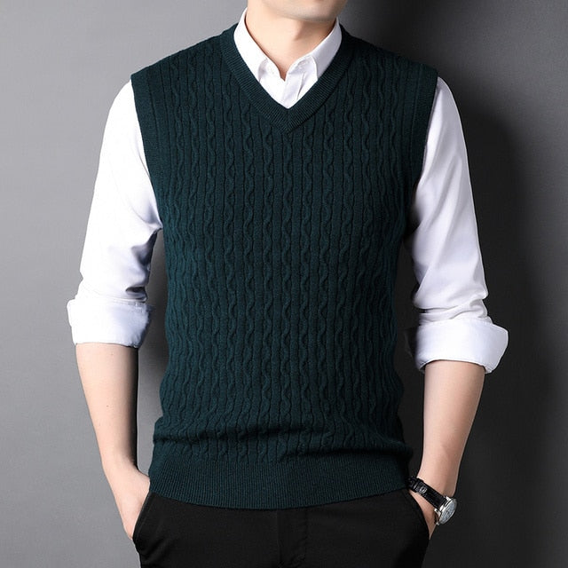 Sweater Pullover Knit Vest