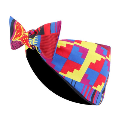 African Print Stretch Bandana Head Wrap