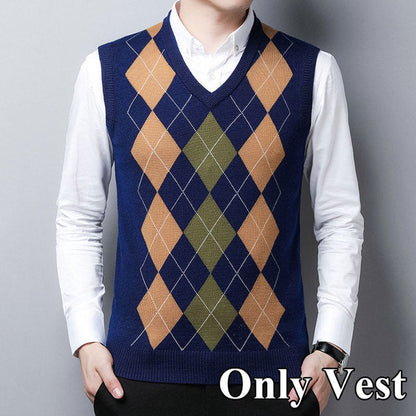 Slim Knitting Pattern Sweater Vest