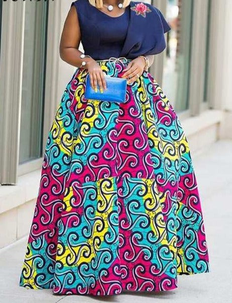 Printed Summer Maxi Dress