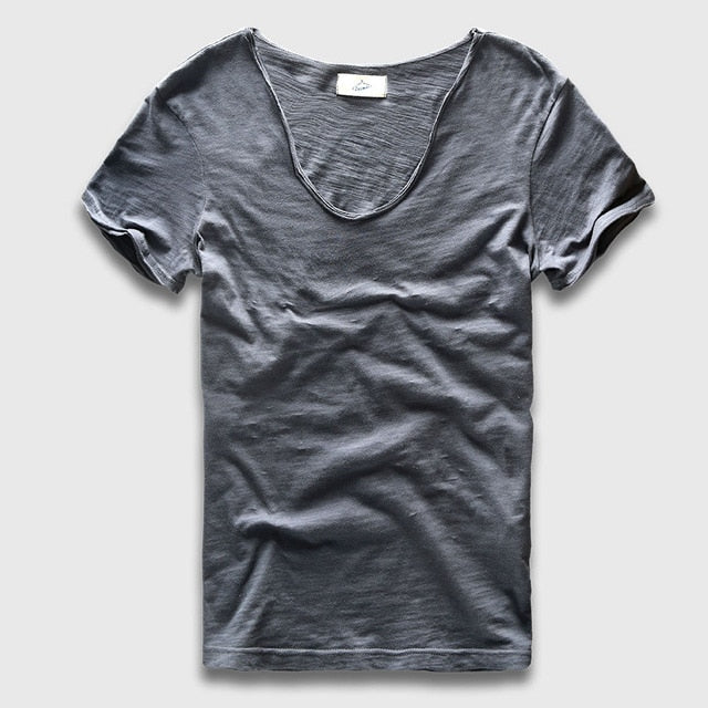 Hip Hop Plain Men T-Shirt Short Sleeve