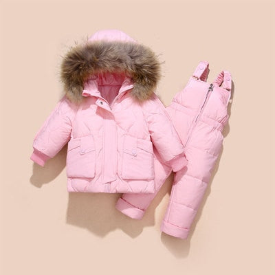 Warm Down Jacket Winter Children Clothing Set Baby Boy