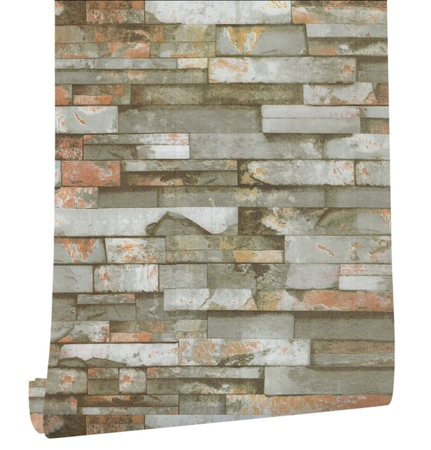 Stone Peel And Stick Wallpaper Decoration Stone Wallpaper Self-adhesive Wall Paper For Home