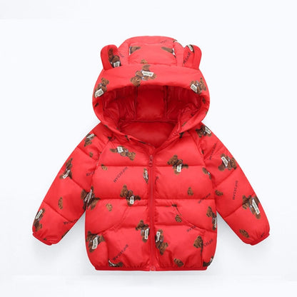 Winter Thick Warm Hooded Down Jacket 0-7 Year Old