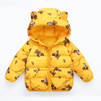 Winter Thick Warm Hooded Down Jacket 0-7 Year Old