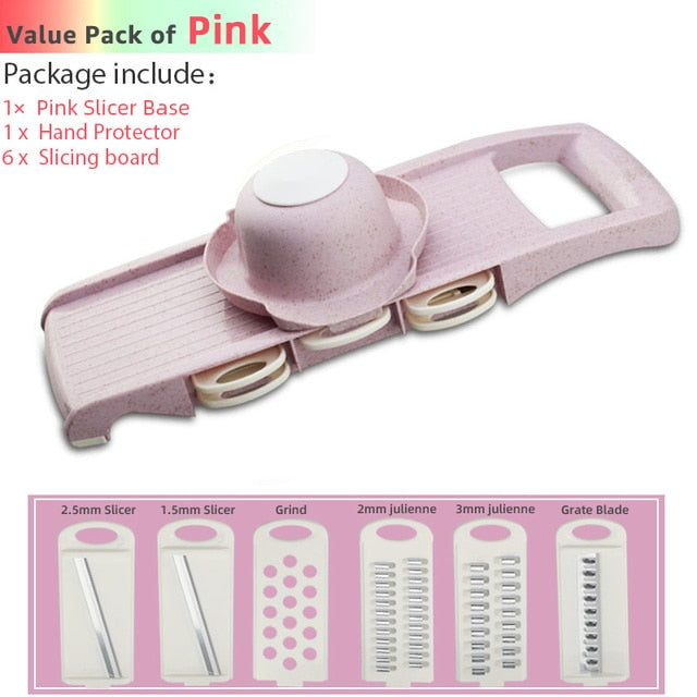 Multi Slicer Peeler Carrot Fruit 6 In 1 Gadgets Vegetable Cutting Tools