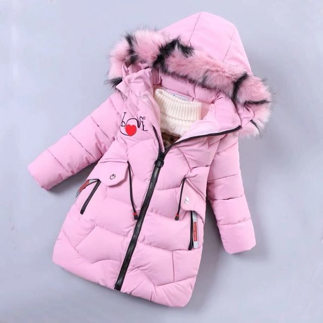 Hooded Winter Padded Jacket For Girls