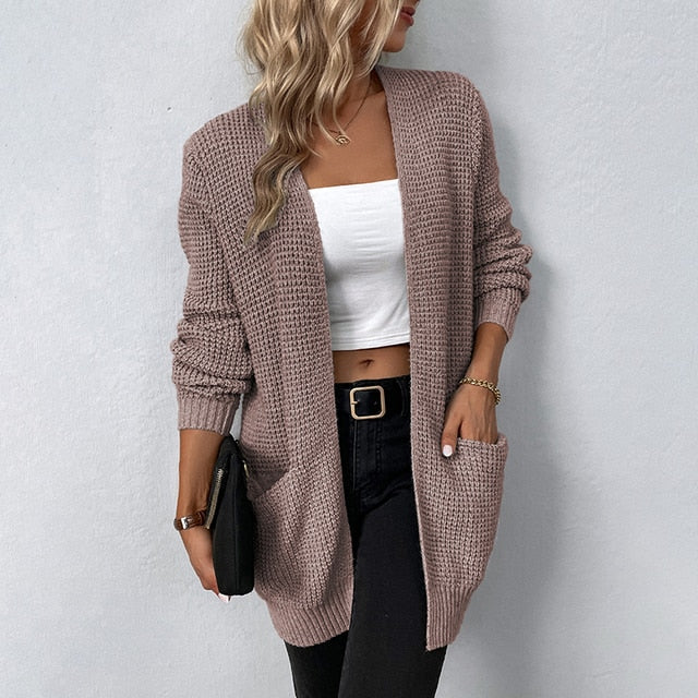 Knitted Coat Loose Cardigan for Women