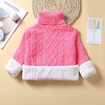 Knitted Loose jacket child tops
