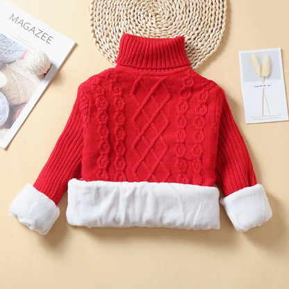 Knitted Loose jacket child tops