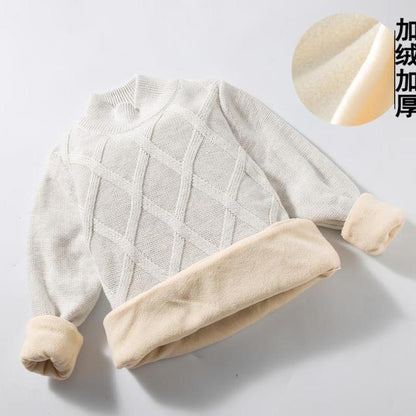 Knitted Loose jacket child tops