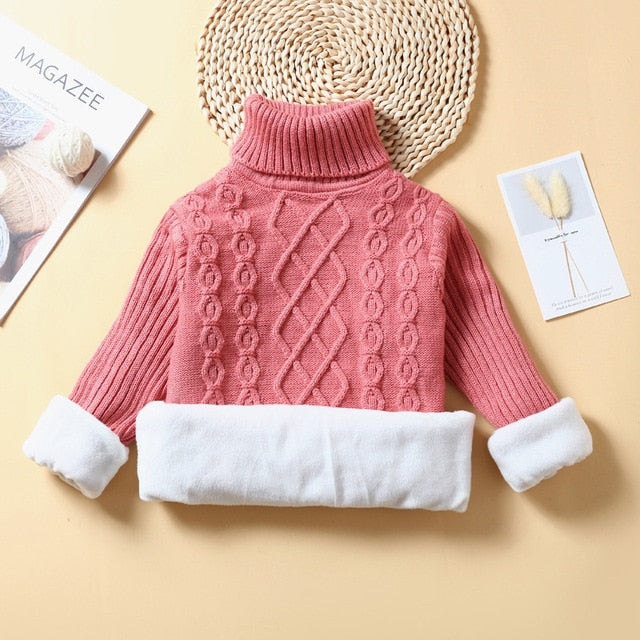 Knitted Loose jacket child tops