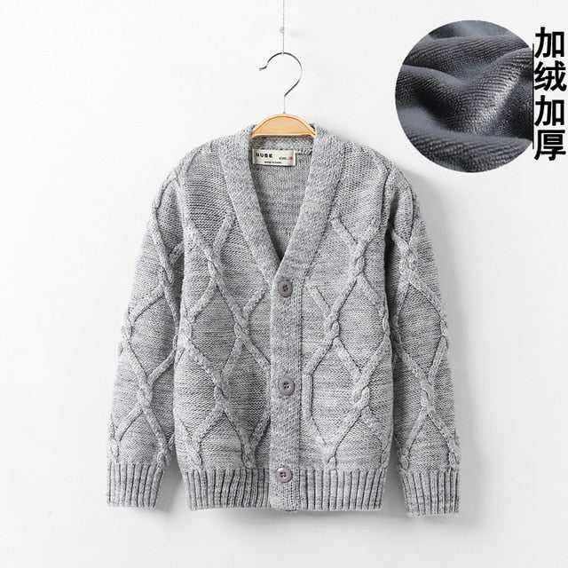 Knitted Loose jacket child tops