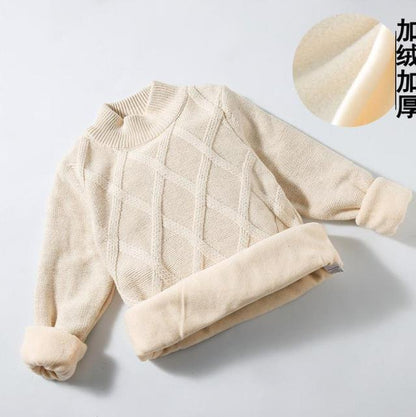 Knitted Loose jacket child tops