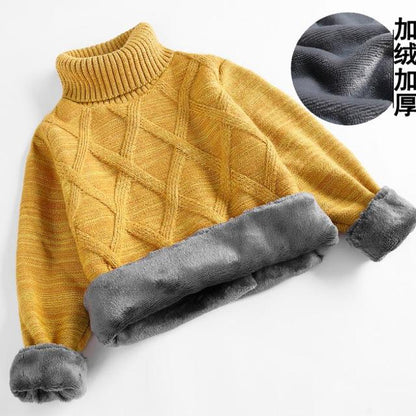 Knitted Loose jacket child tops