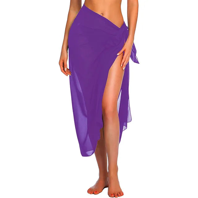 Womens Long&Short Sarong Swimsuit Coverups