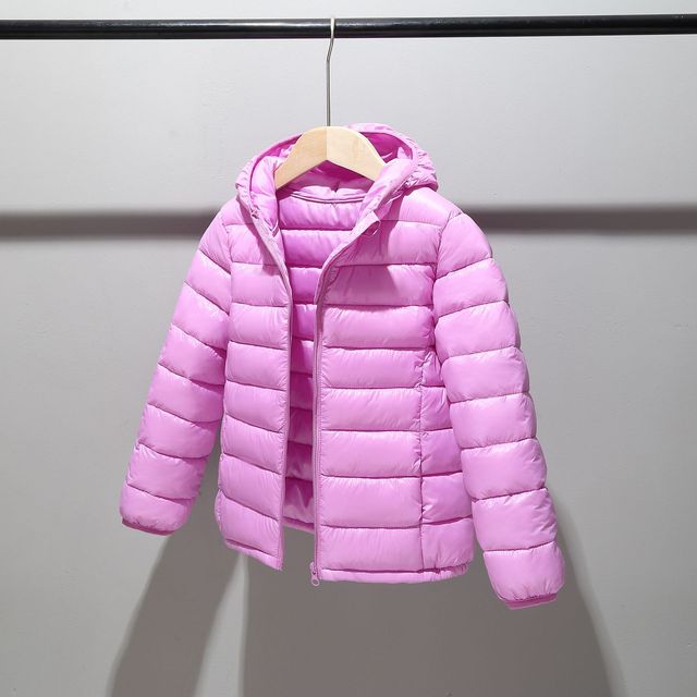 Cotton-padded Hooded Winter Down Jackets for Boys