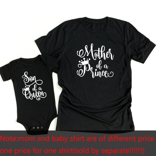 Mini Tshirt Mother Daughter Mum T-shirt Tops Toddler Baby Kids - Family Matching Outfits