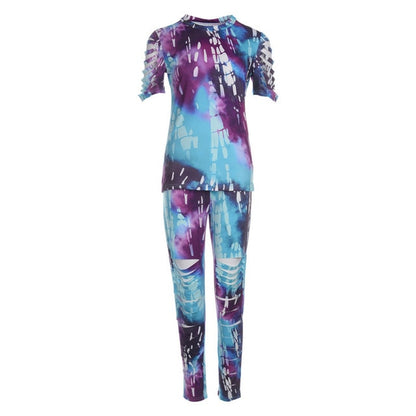 Tie Dye Sports Clothing Sets - Azahshopping