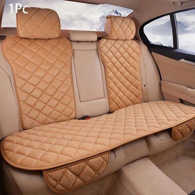 Plush Car Seat Cover Set Universal