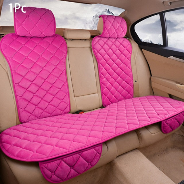 Plush Car Seat Cover Set Universal