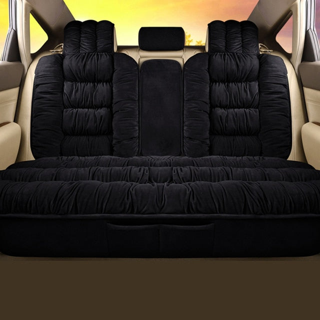 Winter Thicken Warm Plush Car Seat Cover Universal
