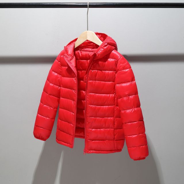 Cotton-padded Hooded Winter Down Jackets for Boys