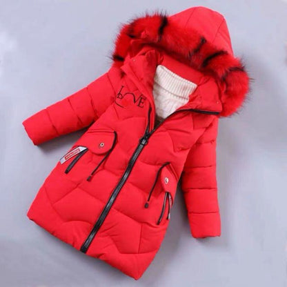 Hooded Winter Padded Jacket For Girls