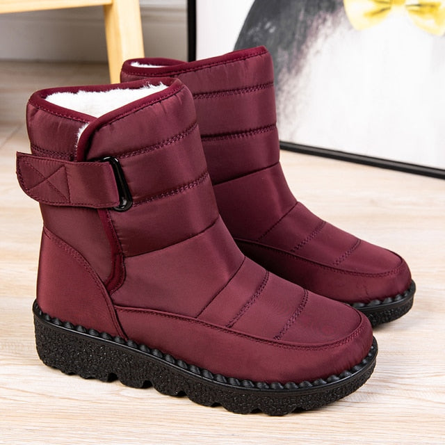 Warm Soft Flat Boots for Women