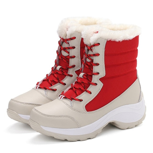 Snow Boots Plush Warm Ankle Boots For Women