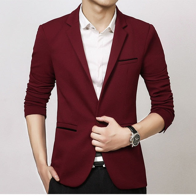 Slim Suit Vetement Homme Casual Blazers for Men