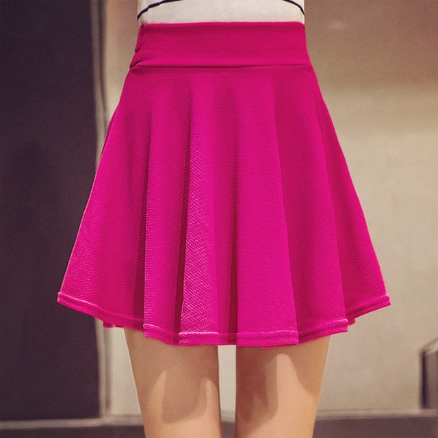 Pleated Mini Skirt for Female - Azahshopping