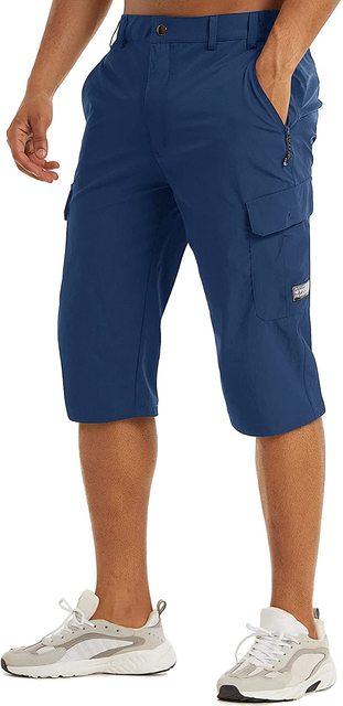 Quick Dry 3/4 Capri Pants Tactical Cargo Nylon Pants