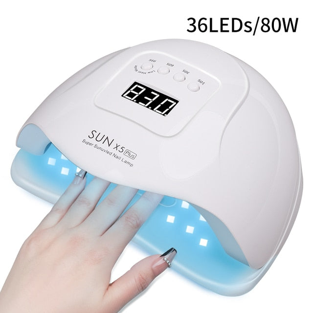 Led Lamp For Nails Uv Nail Drying Light For Gel Nail Manicure Polish