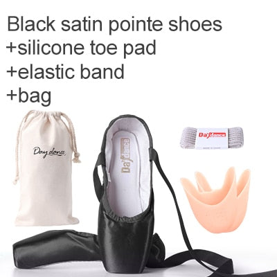 Sales Satin Ballet Pointe Shoes Professional Girls Ballerina