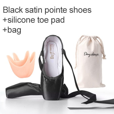 Sales Satin Ballet Pointe Shoes Professional Girls Ballerina